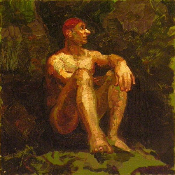Mare Crudele, 2009. Óleo sobre tablex. 60 x 60 cm