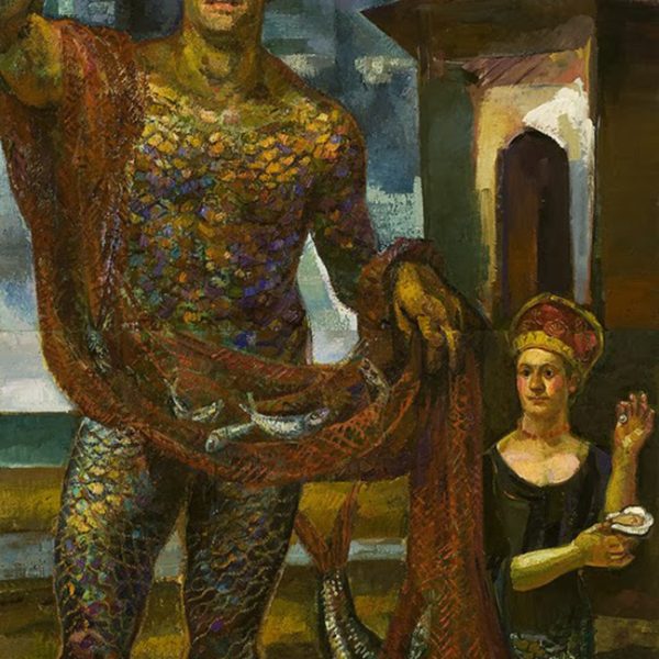 Mare Crudele, 2009. Óleo sobre tablex. 240 x 120 cm