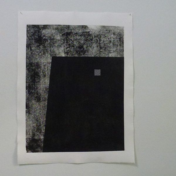 S/T, 2015. Esmalte sintético sobre papel. 65 x 50 cm