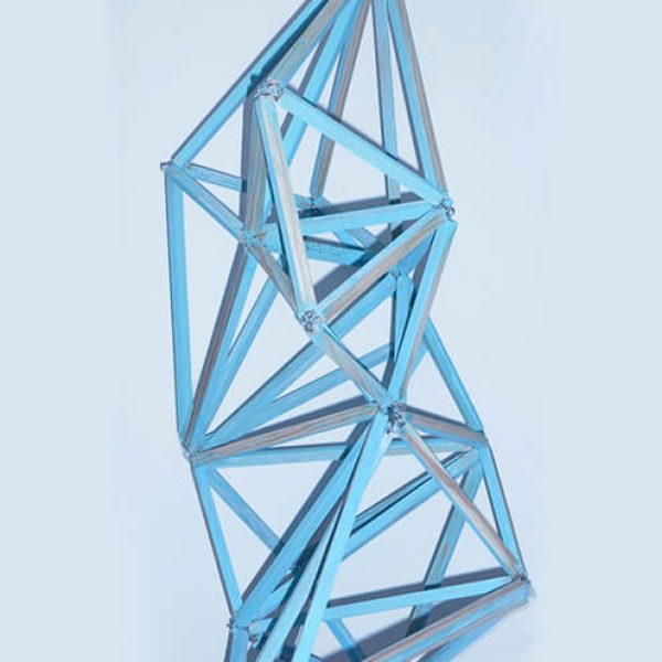 Carlos Coronas, Lampyridae, 2014. Maqueta Nº 5. Madera, tubos de neón, cables
