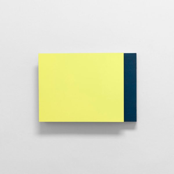 S/T, 2016. Óleo y acrílico sobre lino montado en tabla y dibón. 40 x 46 x 6,5 cm. Posiciones variables. Foto Marcos Morilla