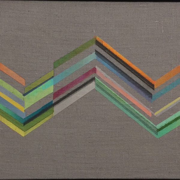 Muros 3, 2016. Acrílico lino. 22 x 40 cm