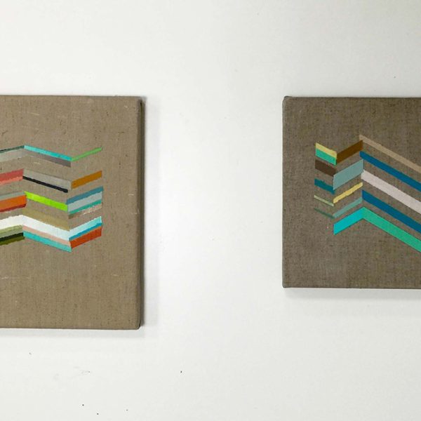 Acrílico sobre lino, 24 X 18 cm.  22 x 24 cm