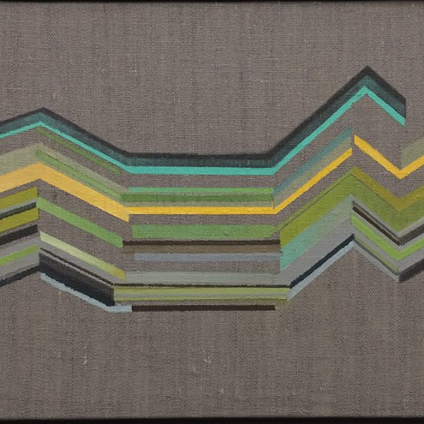 Muros 2, 2016. Acrílico lino. 22 x 40 cm