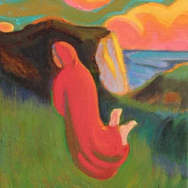 Mañana nabi, 2017. Óleo sobre lienzo. 30 x 24 cm