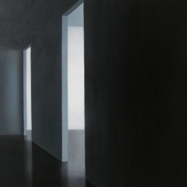 Interior geométrico, Nº 3. Acrílico sobre lienzo.  50 x 50 cm
