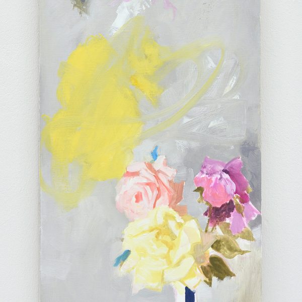 Rosenpalette II, 2018. Óleo sobre lino. 56 x 35 cm