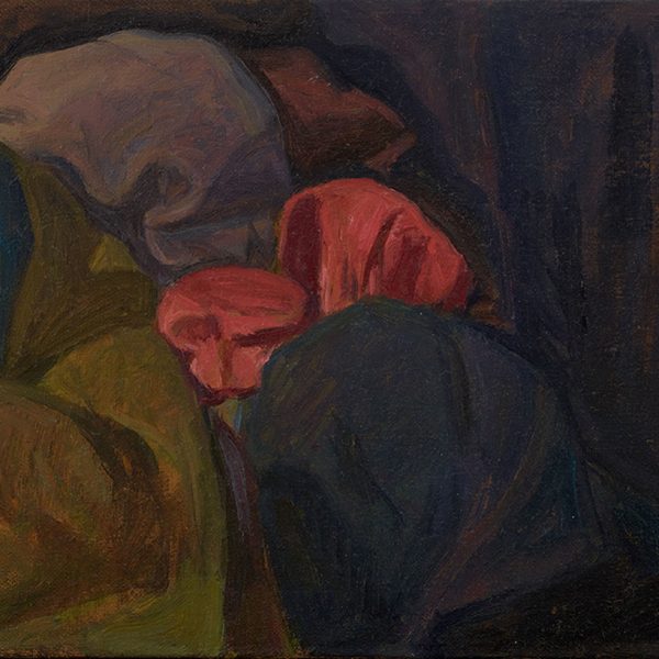 Floral, 2018. Óleo sobre lienzo. 41 x 24 cm