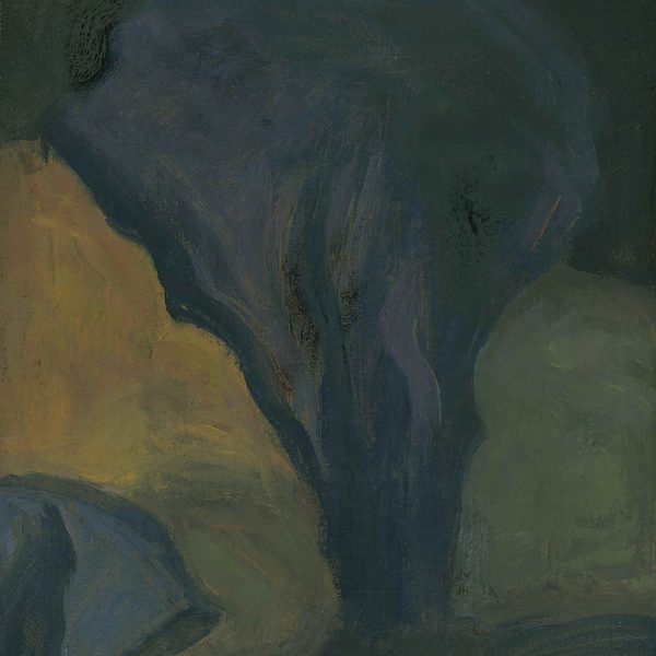 Mauve nuit, 2018.  Óleo sobre lienzo. 22 x 19 cm