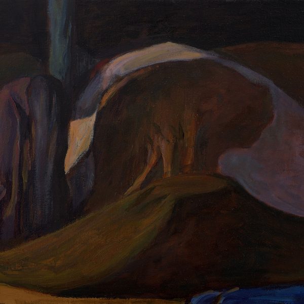 Noctambule, 2018. Óleo sobre lienzo.  61 x 47 cm