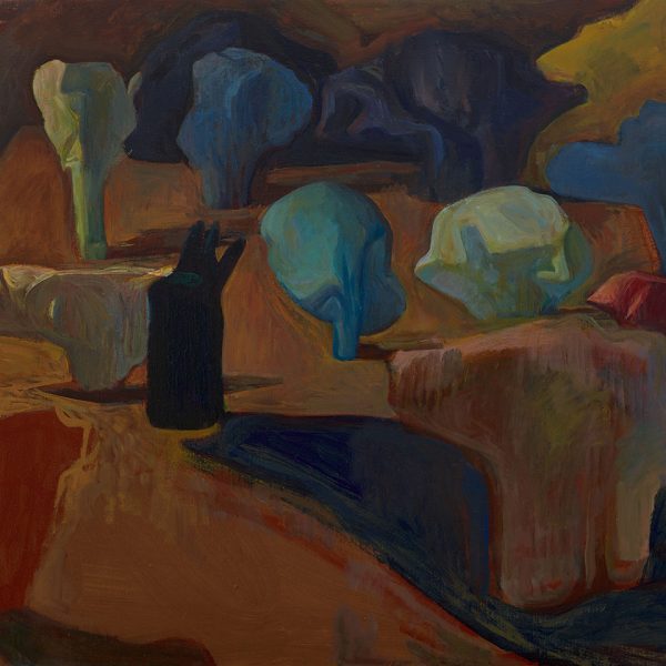 Pleine nuit, 2018. Óleo sobre lienzo. 80 x 65 cm