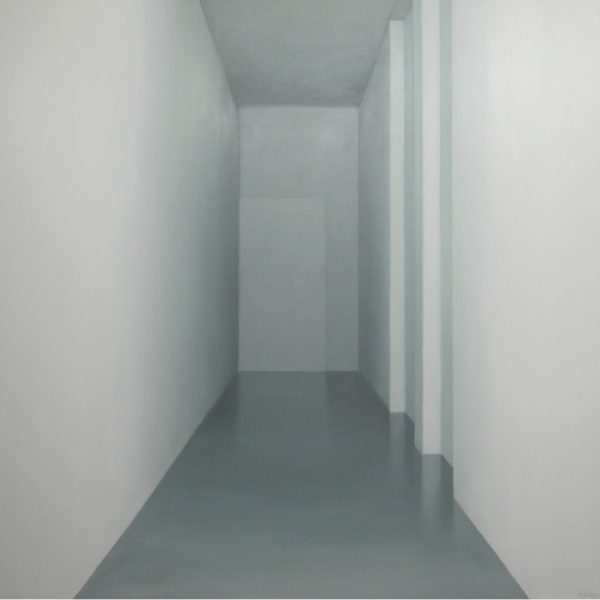 Interior geométrico, Nº 8. Acrílico sobre lienzo. 100 x 100 cm