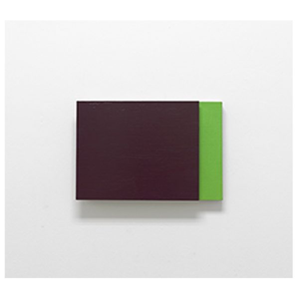 S/T, 2016. Óleo y acrílico sobre lino montado en tabla y dibón. 40 x 46 x 6,5 cm. Posiciones variables. Foto Marcos Morilla