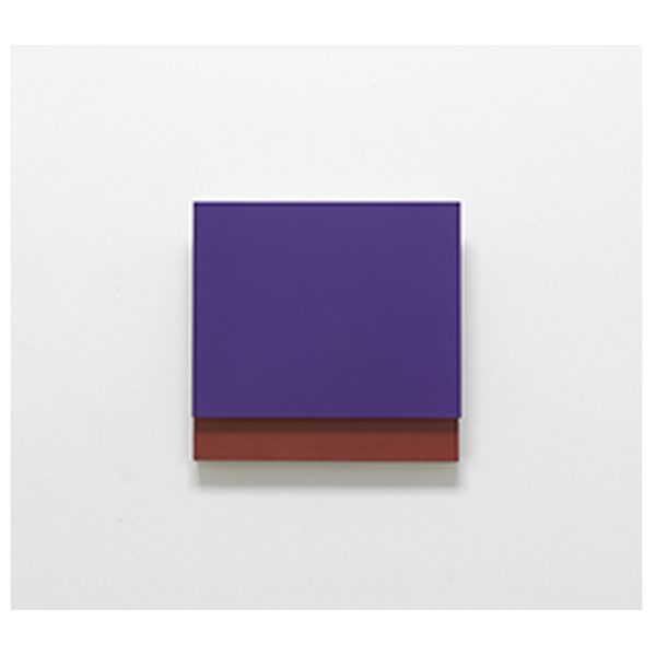 S/T, 2016. Óleo y acrílico sobre lino montado en tabla y dibon. 40 x 41 x 6,5 cm.