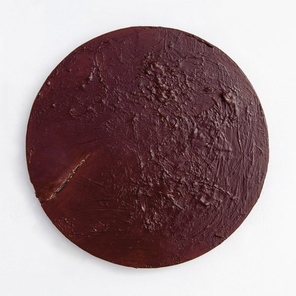 Teo Soriano. S/T, 2016. Esmalte y acrílico sobre tela, 30 cm.