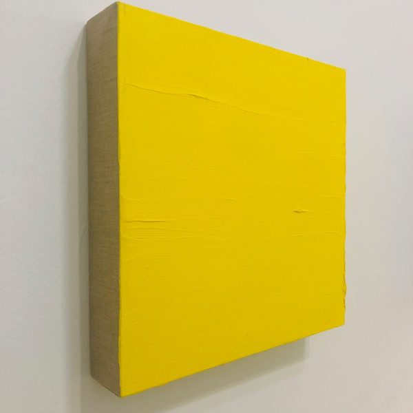 Teo Soriano. S/T, 2016. Acrílico sobre lino montado en madera, 41 x 41 x 5 cm.