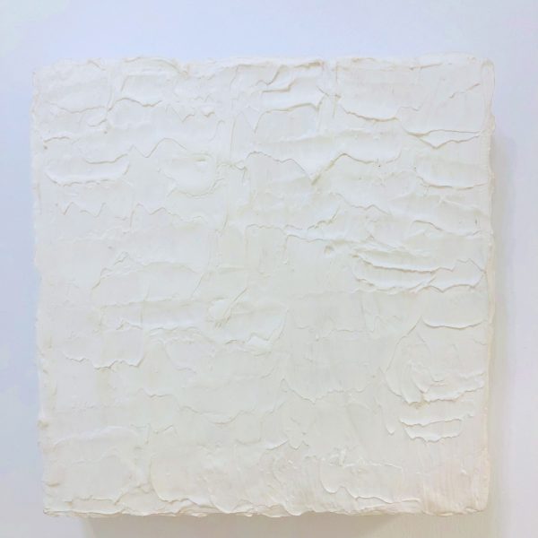Teo Soriano. S/T, 2016. Mixta sobre madera, 41 x 41 x 7 cm.