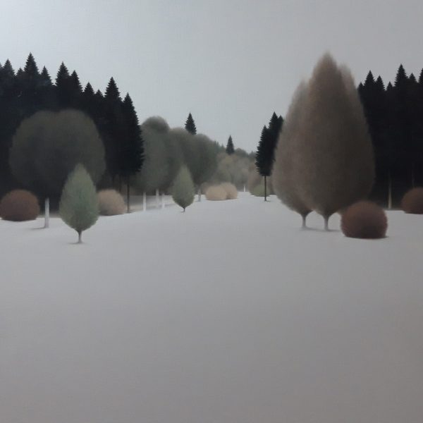 Leo Wellmar. Stillness, II, 2019. Óleo sobre lienzo. 89 x 89 cm