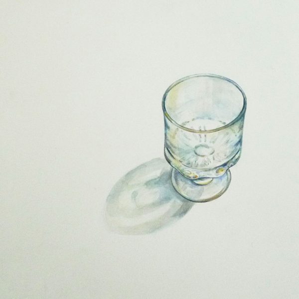 Marlene Stamm. Toda luz que puder beber 1, 2015. Acuarela sobre papel. 21 x 28 cm