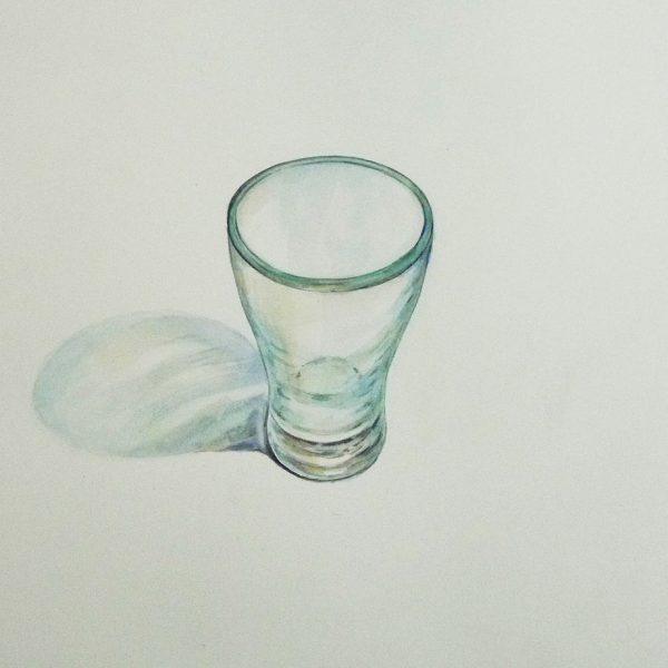 Marlene Stamm. Toda luz que puder beber 4, 2015. Acuarela sobre papel. 23 x 30 cm