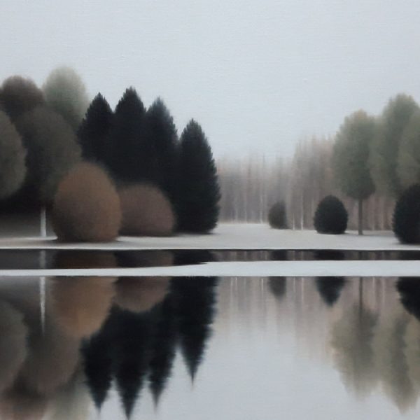 Leo Wellmar. Reflected Seacrh, 2019.Oil on canvas. 54 x 65 cm