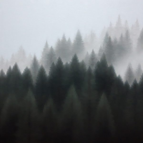 Leo Wellmar. Misty Stillness, 2019Oil on canvas. 54 x 54 cm