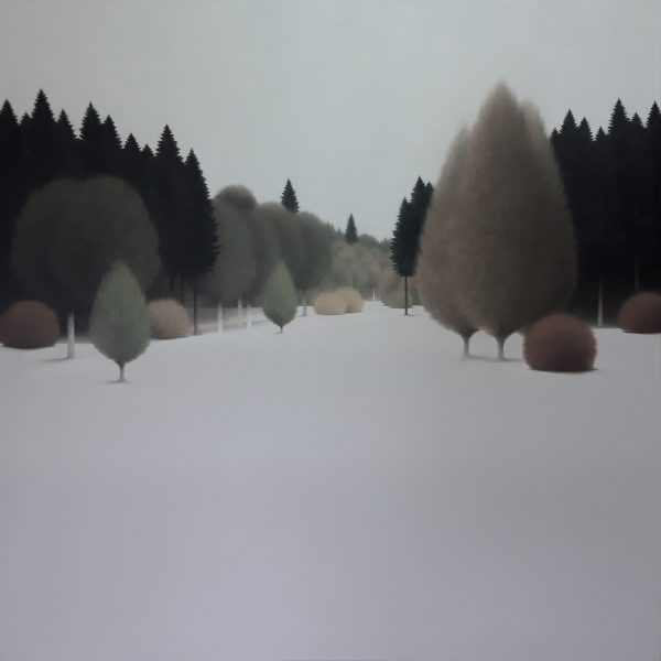 Leo Wellmar. Stillness II, 2019. Óleo sobre lienzo. 89 x 89 cm