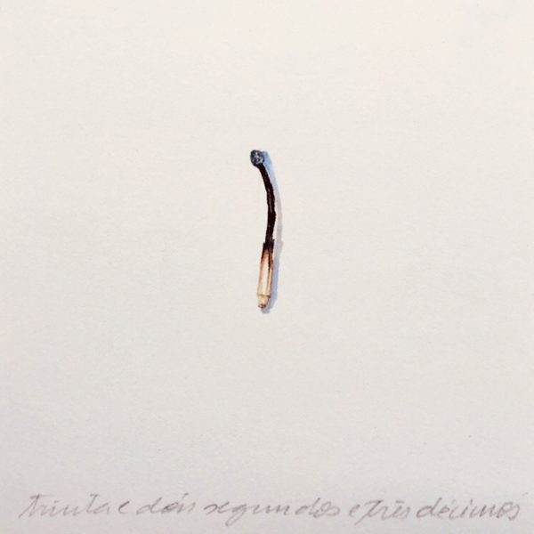 Minutos de luz, 2015. Acuarela sobre papel. 16 x 14 cm