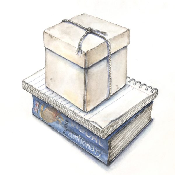 Coleçao, Agrupamento 15, 2019. Acuarela sobre papel 23 x 20 cm