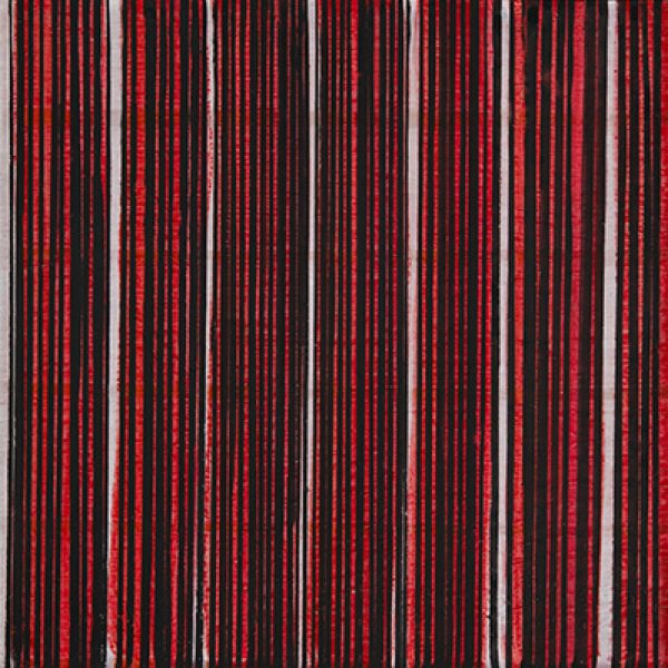 Sin título, 2010 -11. Acrílico y acuarela sobre tabla. 27 X 81 cm