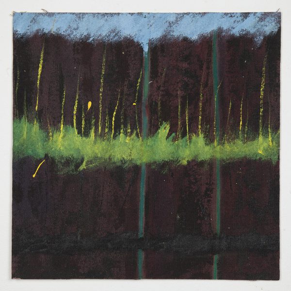 Adolfo Manzano. Paisaje, 2020. Acrílico sobre lienzo pegado a tabla. 30 x 30 cm