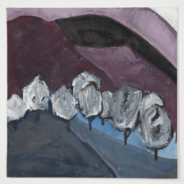 Adolfo Manzano. Paisaje, 2020. Acrílico sobre lienzo pegado a tabla. 30 x 30 cm