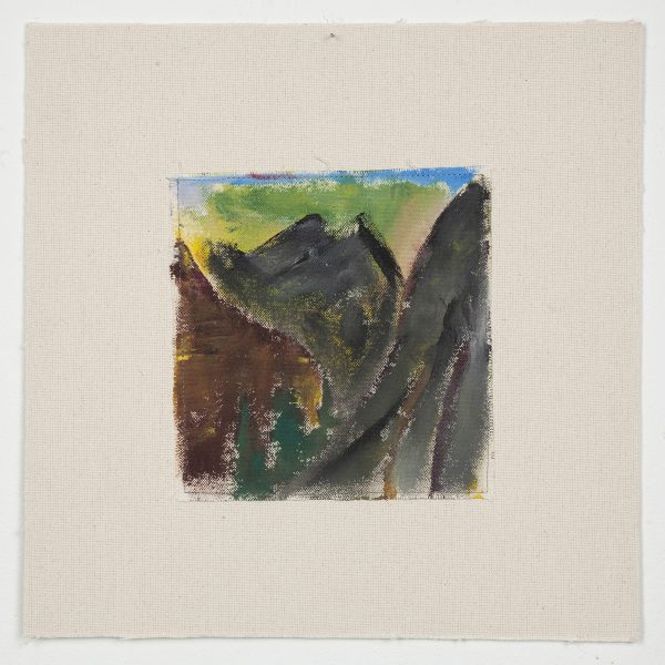 Adolfo Manzano. Paisaje, 2020. Acrílico sobre lienzo pegado a tabla. 30 x 30 cm