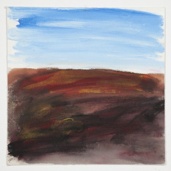 Adolfo Manzano. Paisaje, 2020. Acrílico sobre lienzo pegado a tabla. 30 x 30 cm
