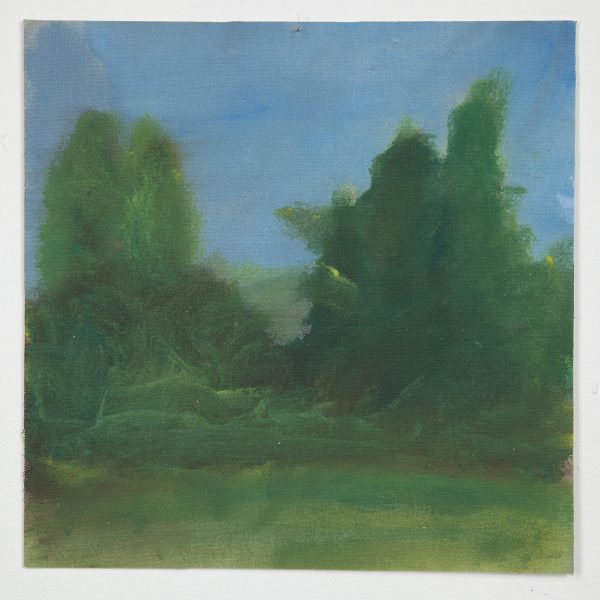 Adolfo Manzano. Paisaje, 2020. Acrílico sobre lienzo pegado a tabla. 30 x 30 cm.