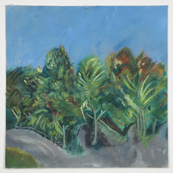 Adolfo Manzano. Paisaje, 2020. Acrílico sobre lienzo pegado a tabla. 30 x 30 cm