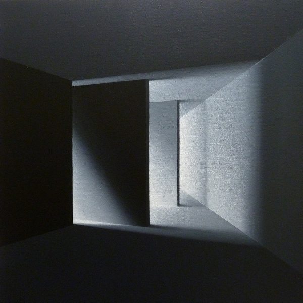 Mónica Dixon. Empty walls. Acrílico sobre lienzo. 50 x 50 cm