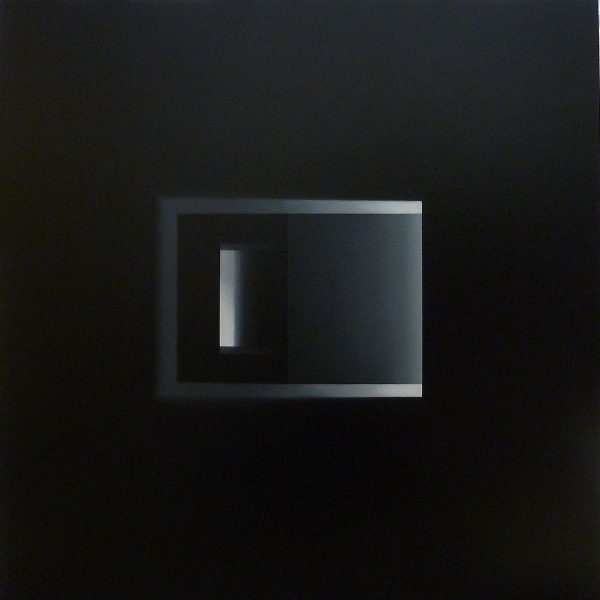 Mónica Dixon. Dark passage. Acrílico sobre lino. 100 x 100 cm