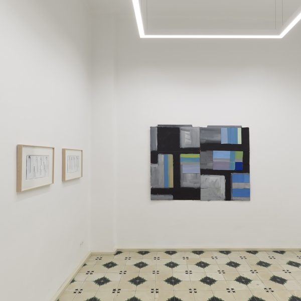 Paco Fernández. Cartones y Collages. Vista de la exposición