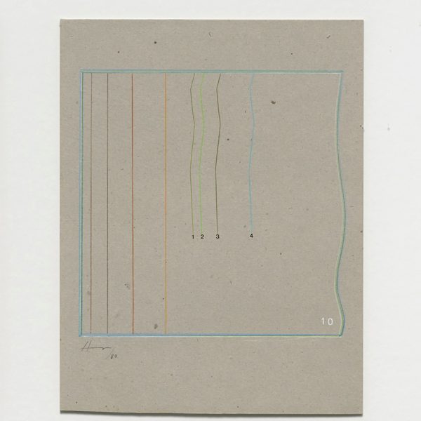 AMADOR. S/T, 1983. Lápiz de color sobre cartón. 18 x 24 cm