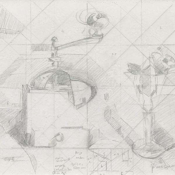 M. Gómez-Morán. Estudio, 2003. Grafito sobre papel Canson. 32,5 x 45 cm