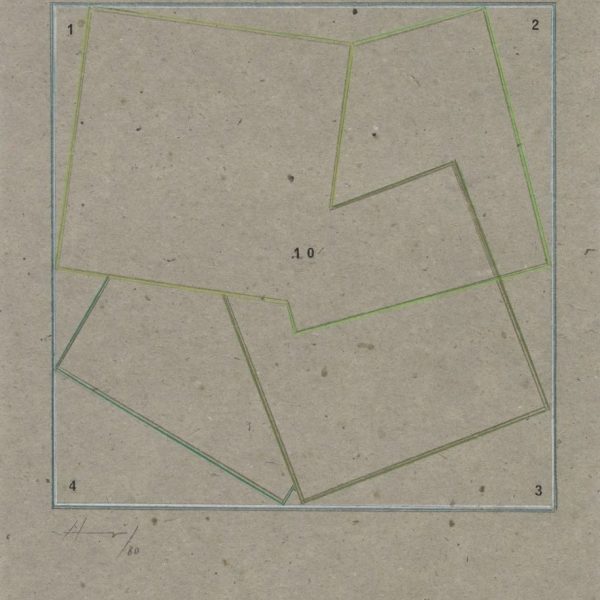 AMADOR. Untitled. 1983. Color pencil on cardboard. 18 x 24 cm