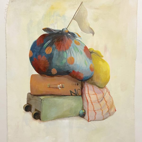 Maria Peña. Botari, 2022. Mixed media on canvas. 120 x 100 cm