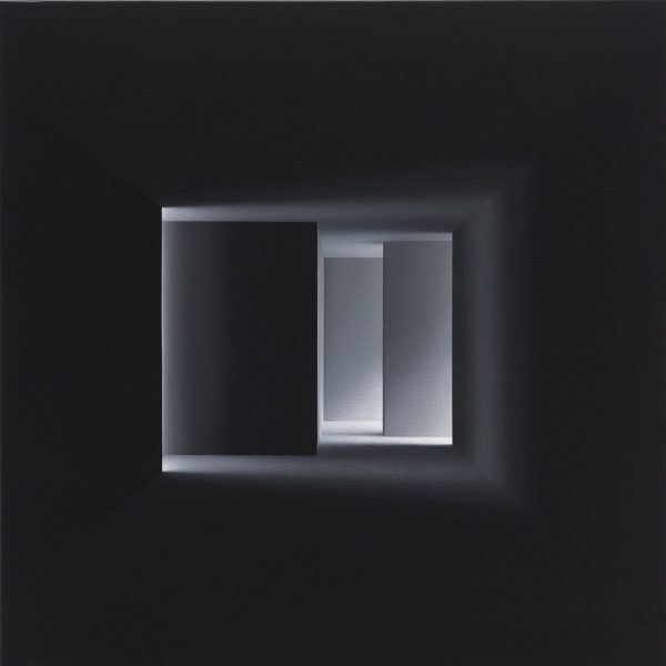 Mónica Dixon. Fragmentos de lo efímero. Acrílico sobre lino. 120 x 120 cm