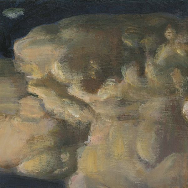 Morgan Bancon. Nube Noche, 1. 2023. Acrílico sobre lienzo. 25 x 25 cm
