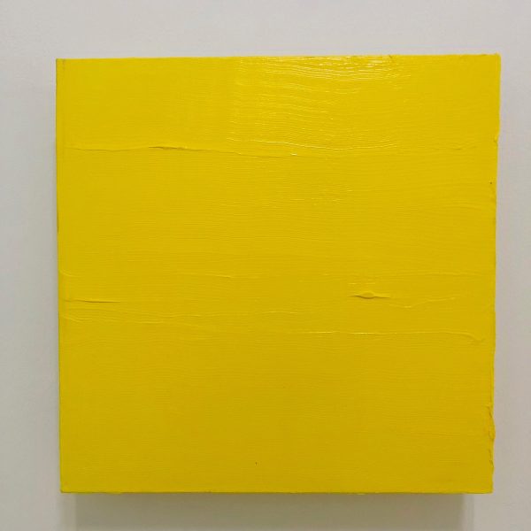 Teo Soriano. S/T. Acrilico sobre lino montado en madera. 41 x 41 x 5 cm