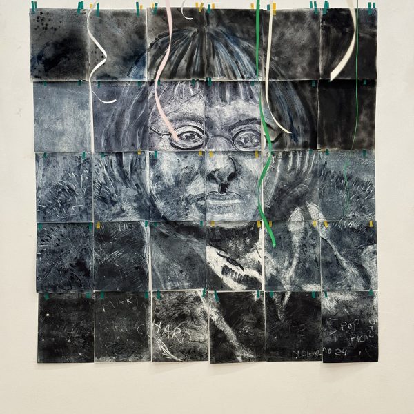 Maria Gimeno. Pop! Picasso, 2024. Maria Blanchard Técnica mixta sobre papel 125 x 120 cm 30 unidades
