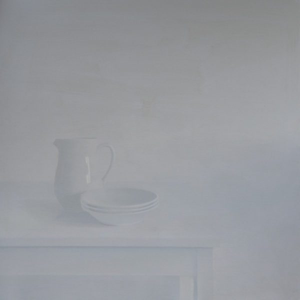 Jezabel Rodriguez. Otra luz mas viva, 2024. Acrílico sobre tabla. 100 x 100 cm