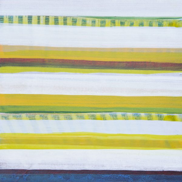 María Álvarez. 2019. Acrílico sobre papel y madera 24,5 x 24,5 x 3 cm