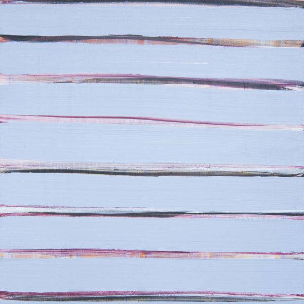 María Álvarez, 2024. Acrílico sobre papel y madera. 26 x 26 x 3 cm